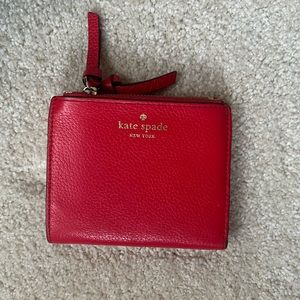 Kate Spade Bifold Wallet in hot pink